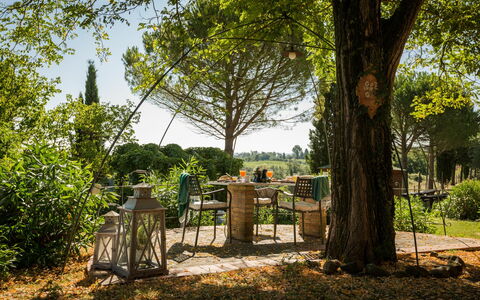 Logement Montelopio 4: Extérieur, Jardin