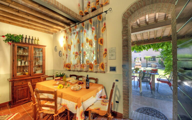 Logement Montelopio 6: Cuisine, Salle à manger, Salon