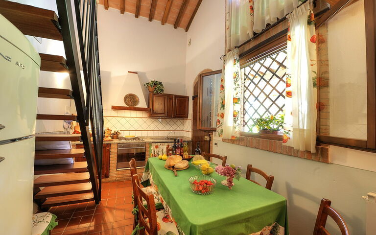 Logement Montelopio 5: Cuisine, Salle à manger, Salon
