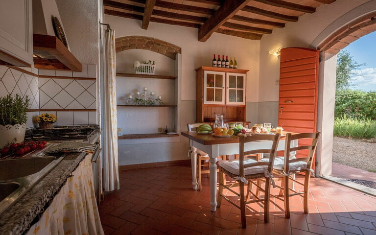 Logement Montelopio 2: Cuisine, Salle à manger, Salon