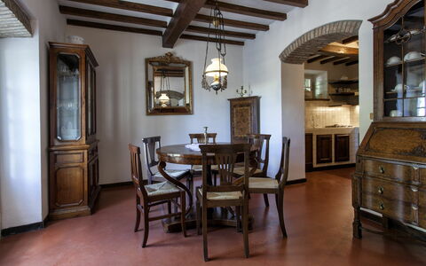 Logement Villa Vittoria: Salle à manger