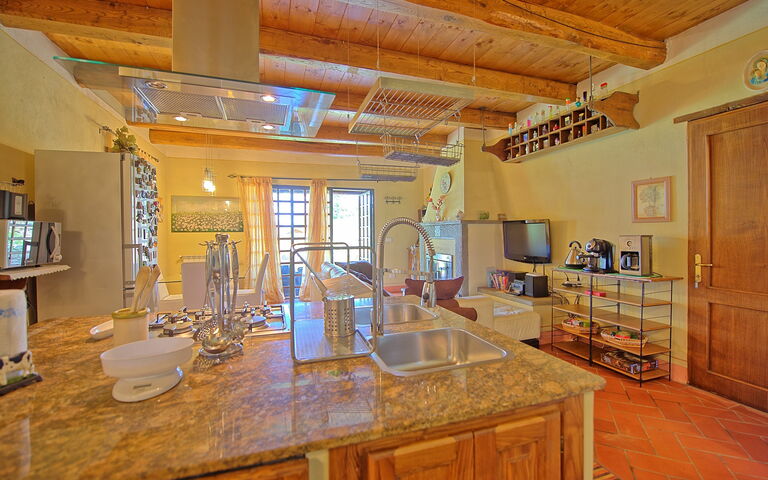 Villa Margherita: Cuisine, Salle à manger, Salon
