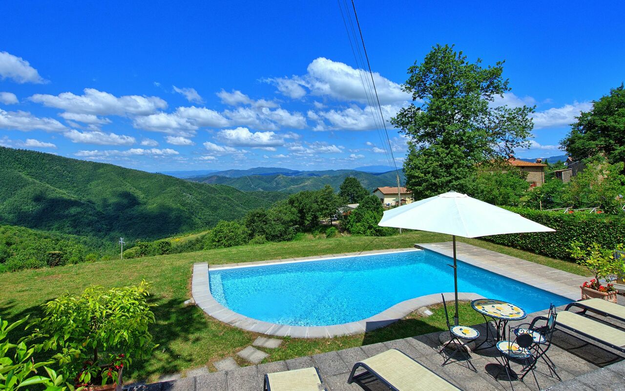 Villa Margherita: bassin, Jardin