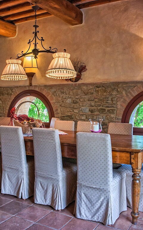 Villa Petrognano: Salle à manger