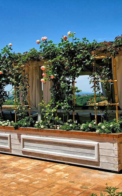 Villa Petrognano: bassin, Extérieur, Vues