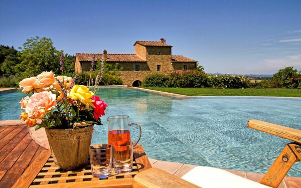 Villa Petrognano: bassin