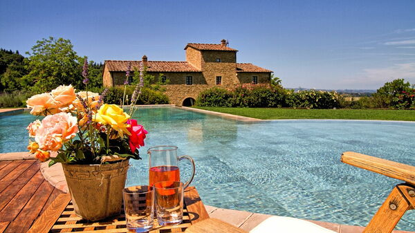 Villa Petrognano: bassin