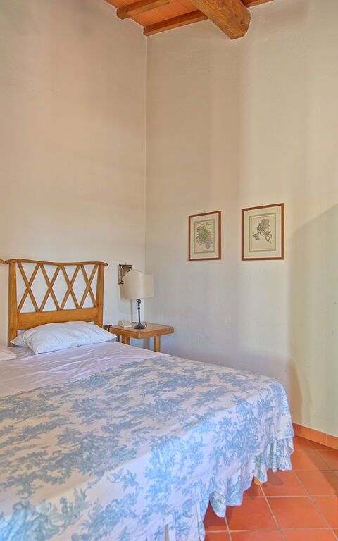 Il Frantoio: chambre à coucher