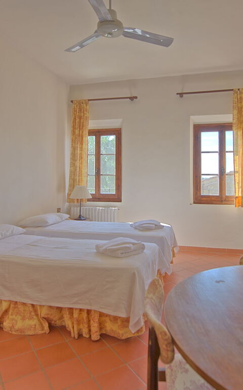 Il Frantoio: chambre à coucher