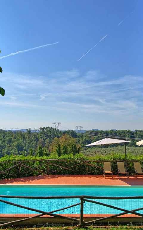 Il Frantoio: bassin, Vues