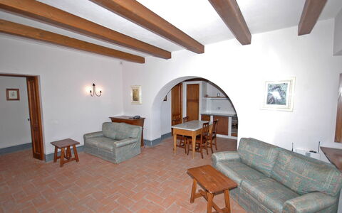 Logement Fornacino 5: Cuisine, Salle à manger, Salon