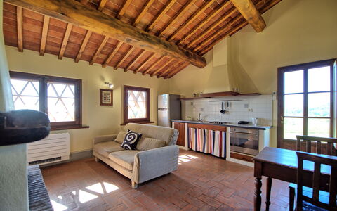 Logement Fornacino 6: Cuisine, Salon