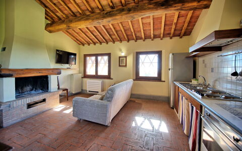 Logement Fornacino 6: Cuisine, Salon