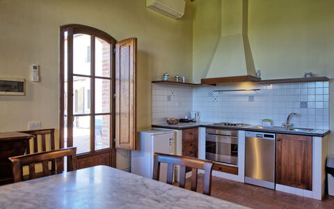 Logement Fornacino 1: Cuisine, Salle à manger