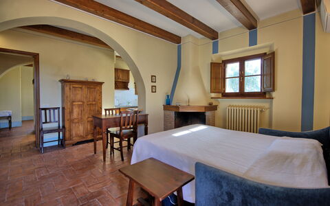 Logement Fornacino 4: Cuisine, Salle à manger, Salon