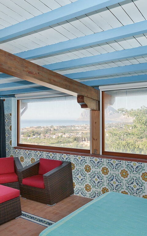 Villa Erice: chambre à coucher