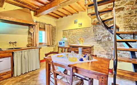 Logement Orietta 3: Cuisine, Salon