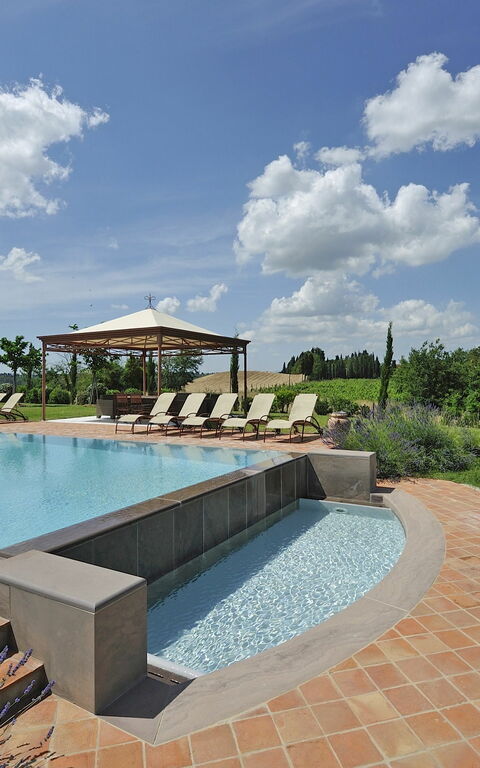 Villa Insoglio: bassin, Extérieur, Jardin