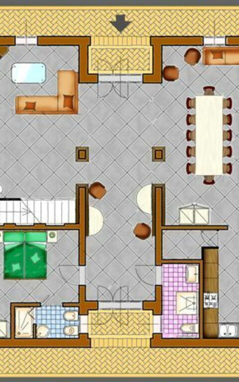 Villa Insoglio: Planimétrie