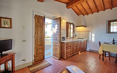 Logement Le Fonti 8: Cuisine, Salle à manger, Salon