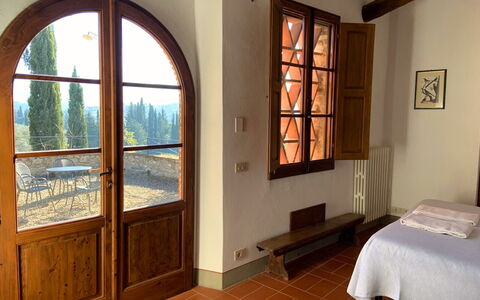 Logement Le Fonti 10: chambre à coucher