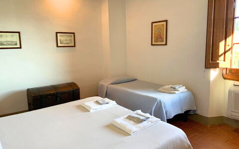 Logement Le Fonti 11: chambre à coucher