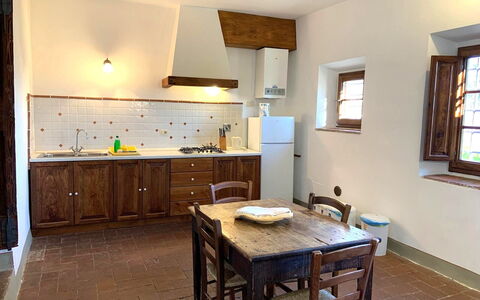 Logement Le Fonti 11: Cuisine, Salle à manger