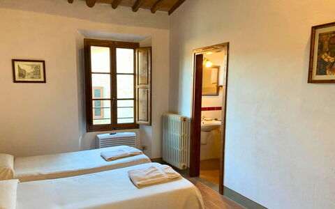 Logement Le Fonti 14: chambre à coucher