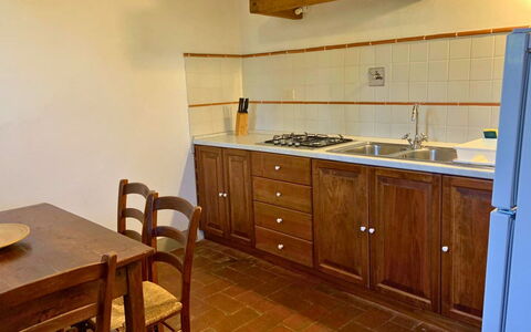 Logement Le Fonti 15: Cuisine, Salle à manger