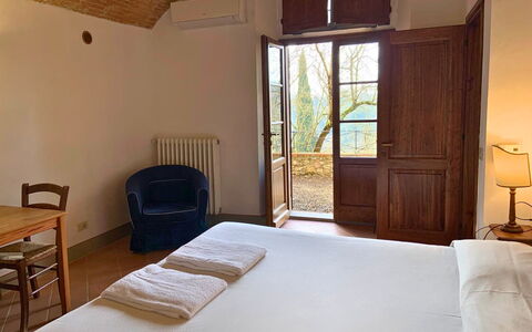 Logement Le Fonti 4: chambre à coucher