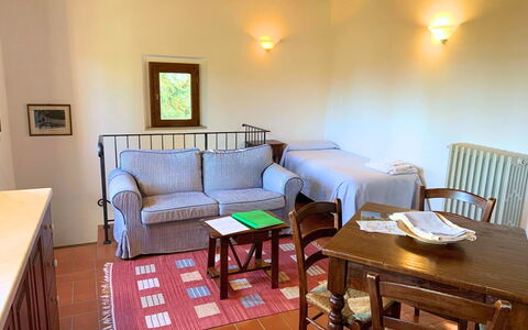 Logement Le Fonti 5: Salle à manger, Salon