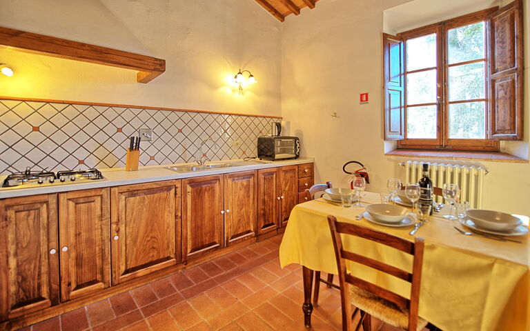 Logement Le Fonti 13: Cuisine, Salle à manger