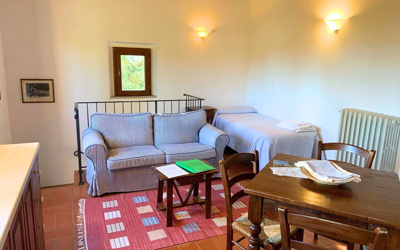 Logement Le Fonti 5: Salle à manger, Salon