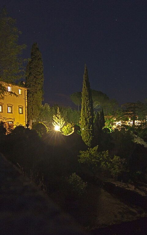 Le Vasche: Extérieur, Vues