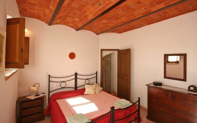 Logement Pienza a: chambre à coucher