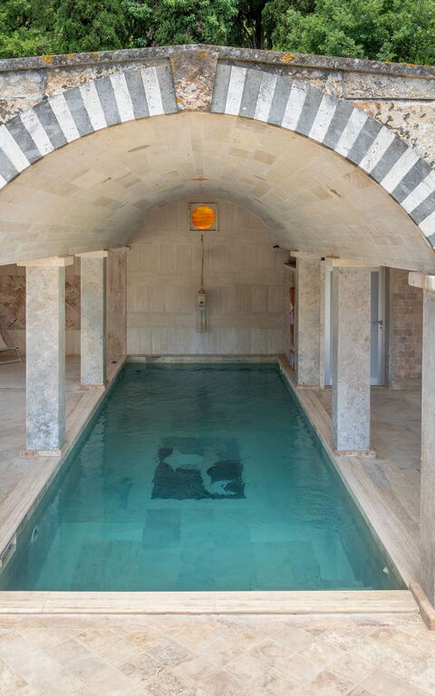 Le Querciolaie with Geothermal Pool: bassin, Extérieur, jacuzzi