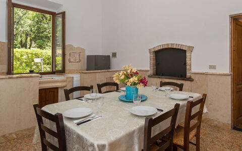 Logement Casiere: Salle à manger