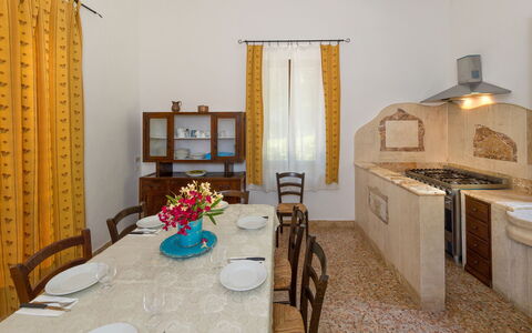 Logement Casiere: Cuisine, Salle à manger