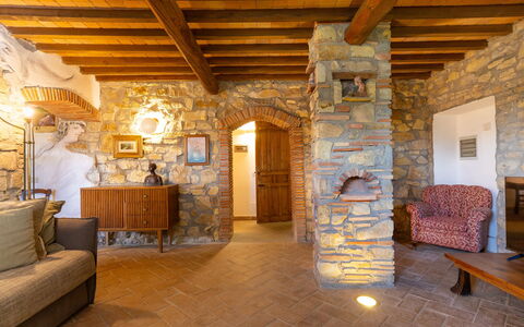 Logement Boscaiolo: Salon