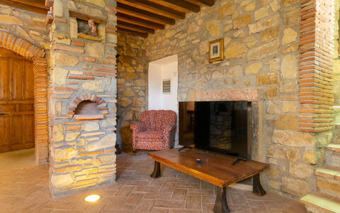 Logement Boscaiolo: Salon
