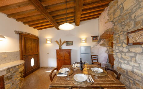 Logement Boscaiolo: Salle à manger