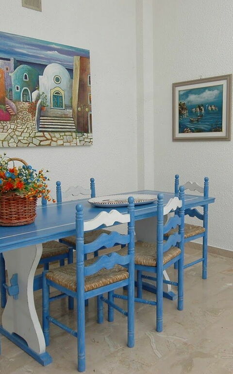 Villa Contrada: Salle à manger, Salon