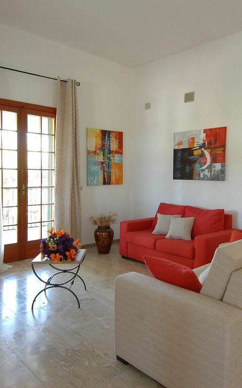 Villa Contrada: Salle à manger, Salon