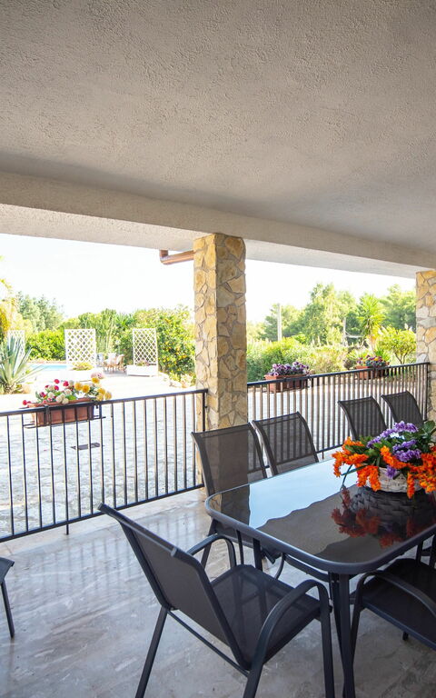 Villa Contrada: Balcon / Terrasse / Patio