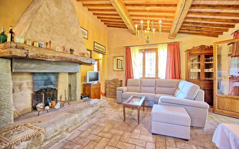 Casa Cipressi: Salle à manger, Salon