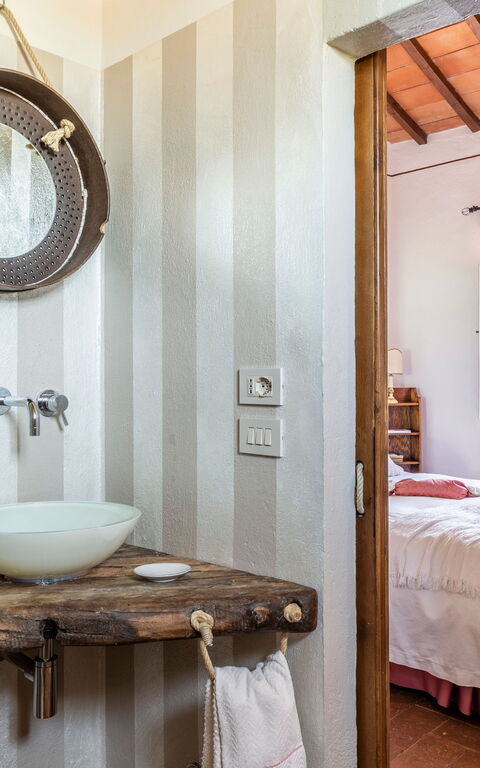 Villa Castiglione: chambre à coucher, Salle de bain