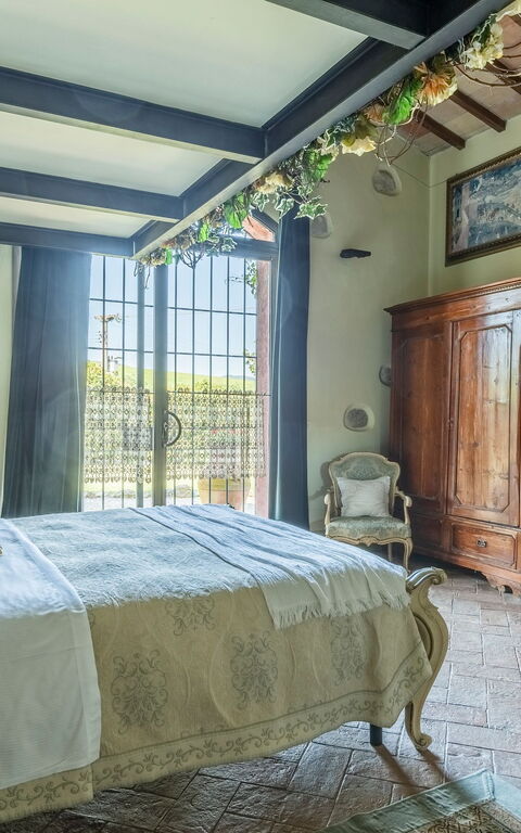 Villa Castiglione: chambre à coucher
