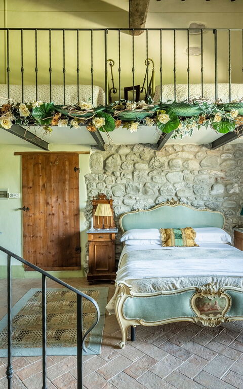 Villa Castiglione: chambre à coucher