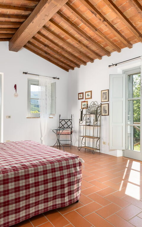 Villa Casentino: chambre à coucher