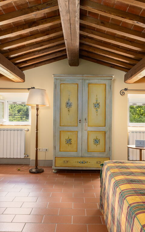 Villa Casentino: chambre à coucher